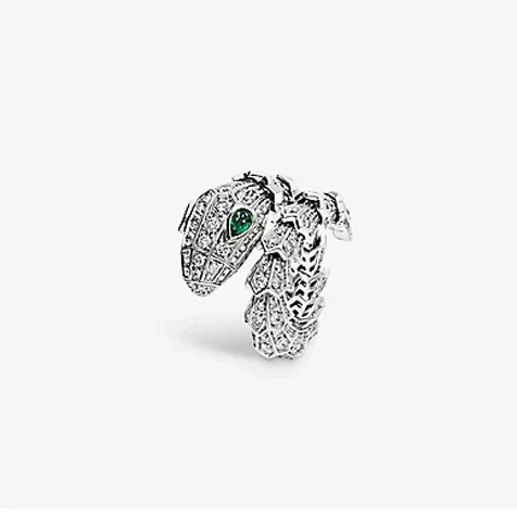 Bvlgari Serpenti Tubolari 18K Gold Ring