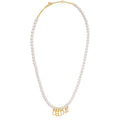 Celine Paris Pearl 18K Gold Necklace