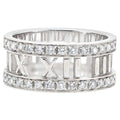 Tiffany Atlas Open Diamond 18K Gold Ring