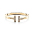 Tiffany Diamond Square 18K Gold Bracelet