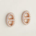 Hermes Farandole Diamond 18K Gold Earrings