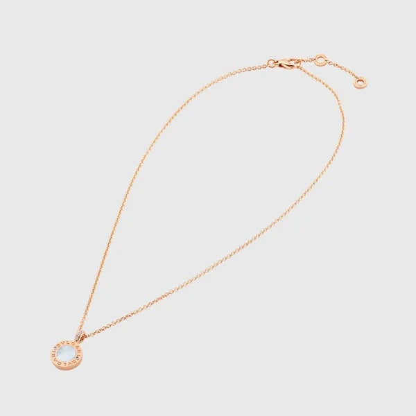Bvlgari White Ceramic 18K Gold Necklace