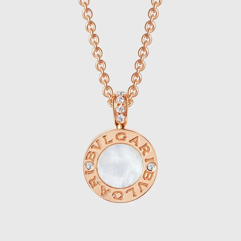 Bvlgari White Ceramic 18K Gold Necklace