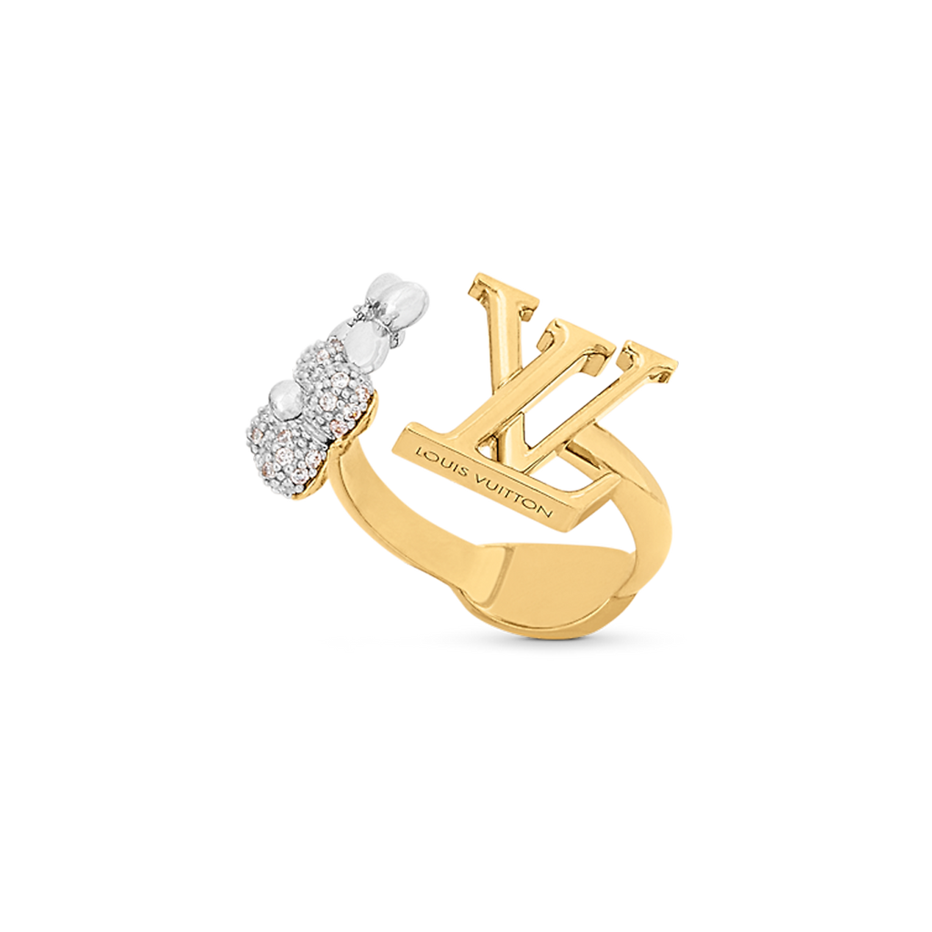 Louis Vuitton Gram 18K Gold Ring