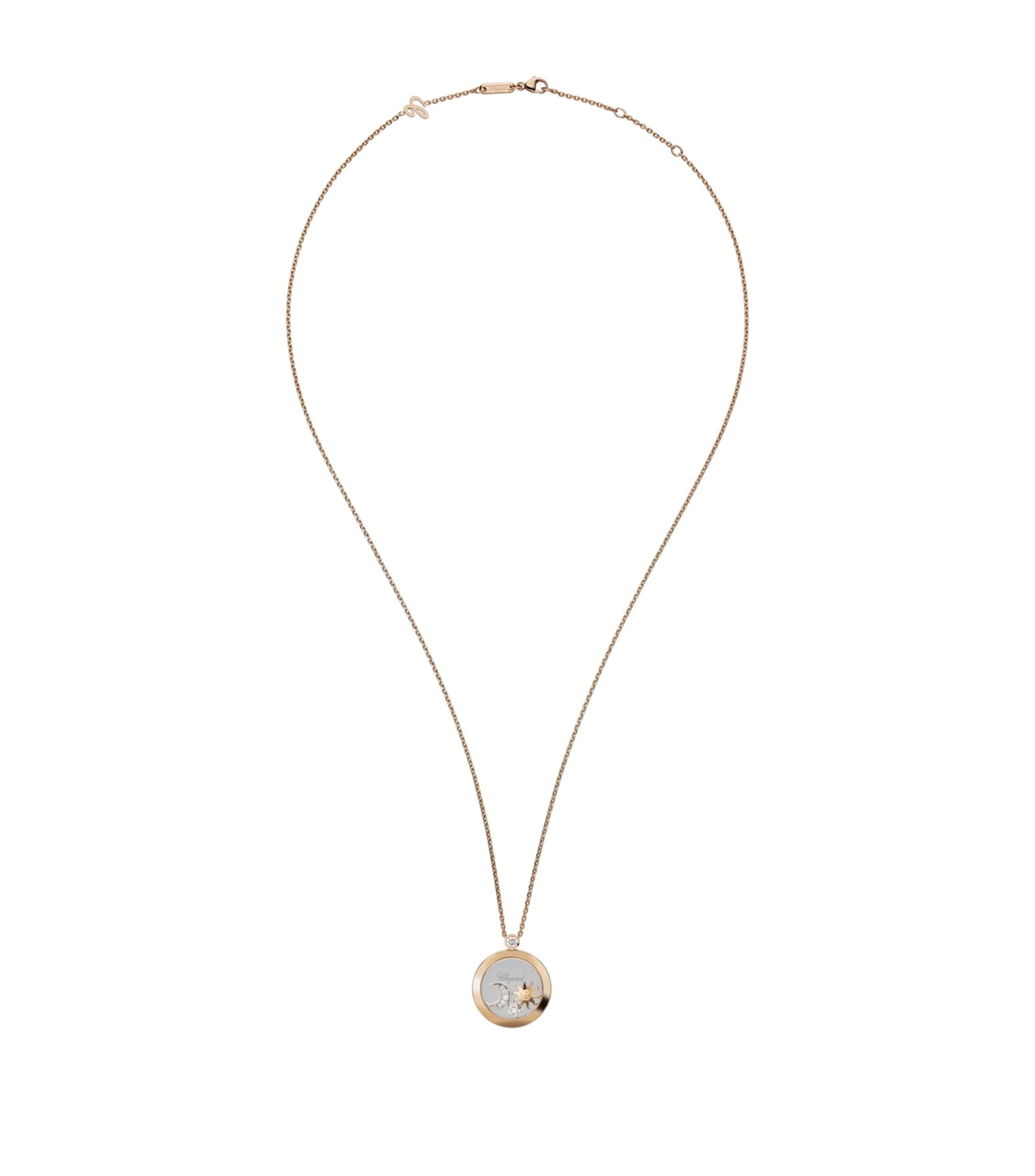 Happy Diamonds Pendant 18K Gold Necklace