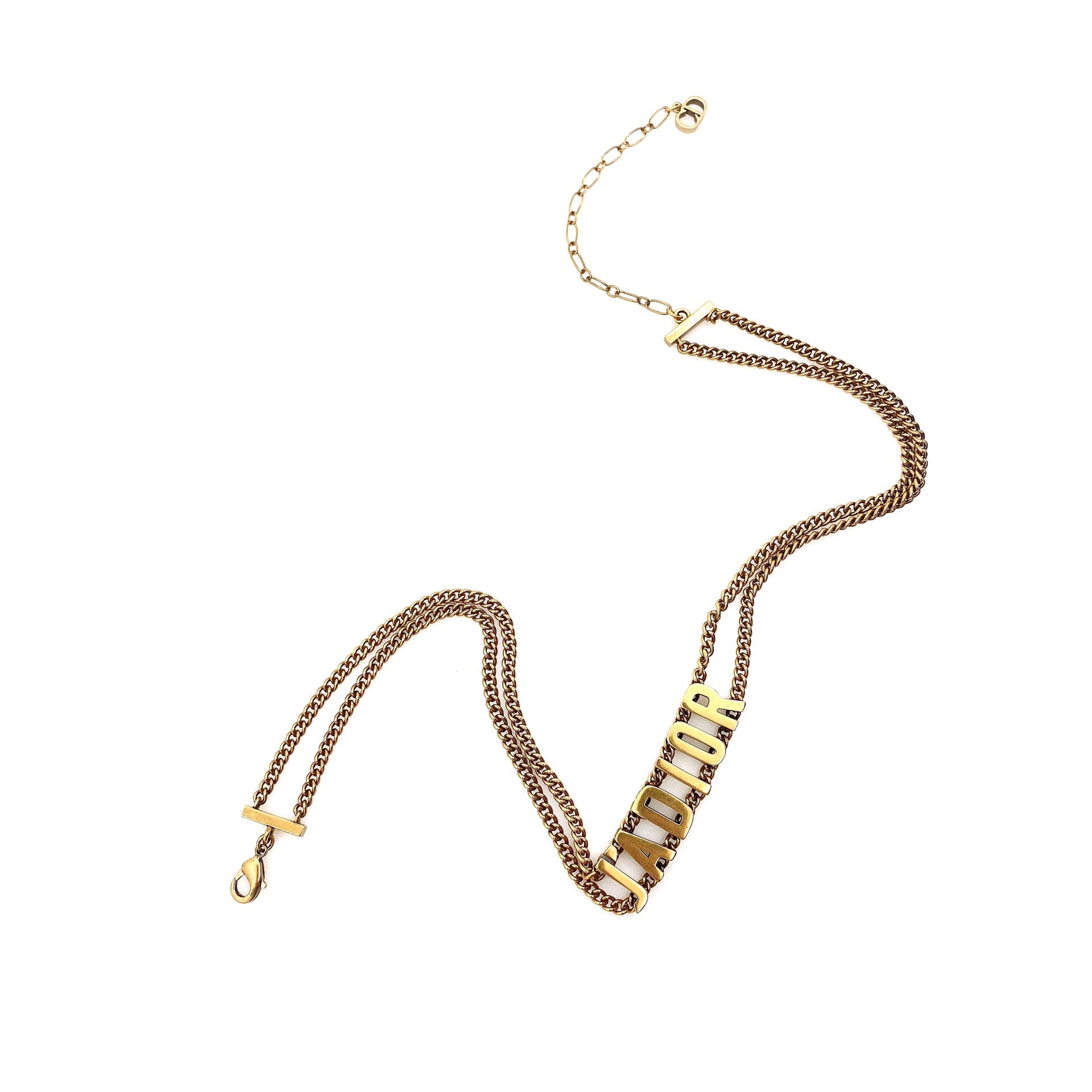 Dior J'Adior Choker Chain 18K Gold Necklace