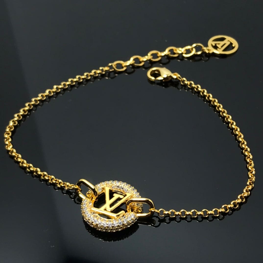 Louis Vuitton Vintage Diamonds 18K Gold Bracelet