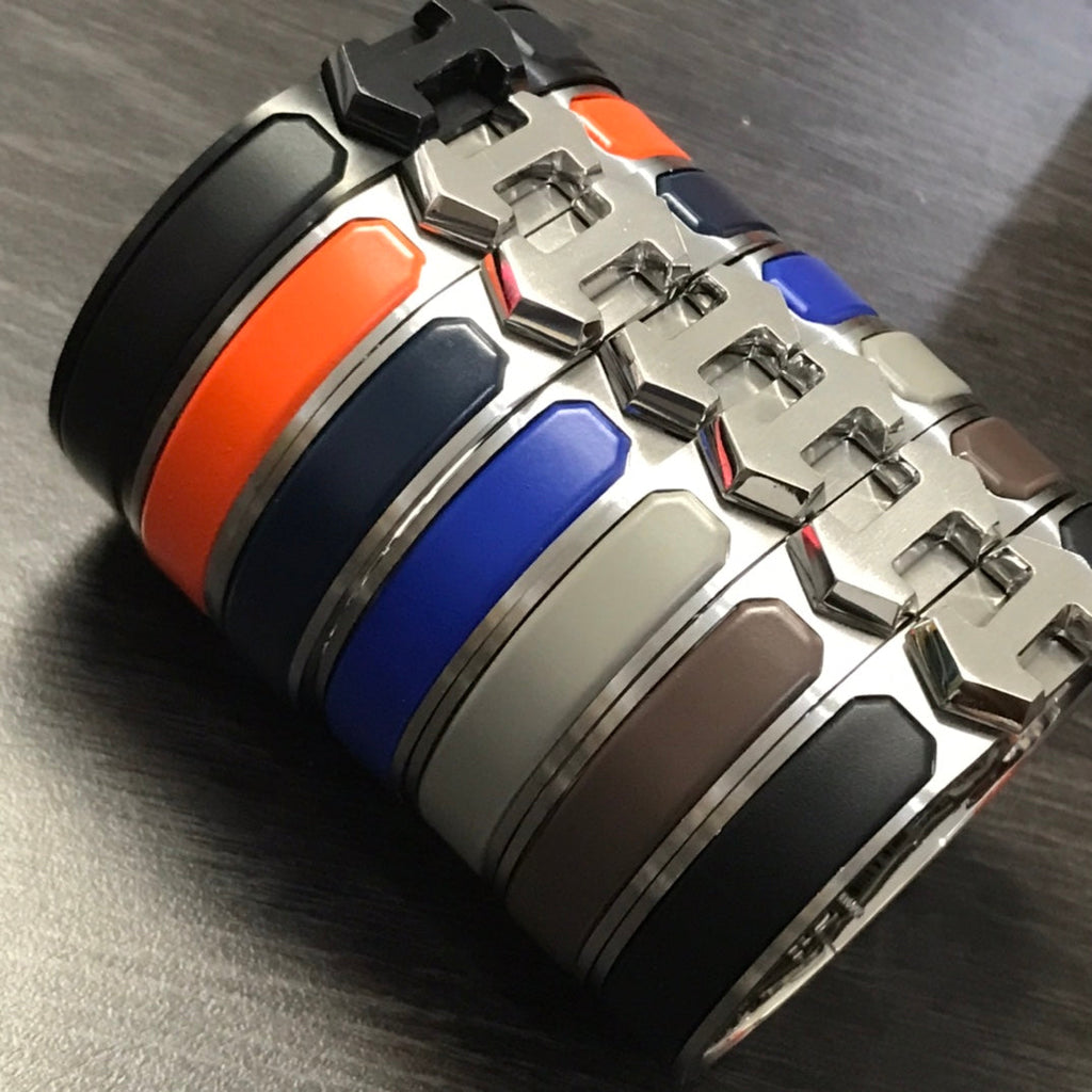 Hermes Super Orange 18K Gold Bracelet