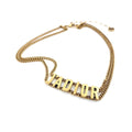 Dior J'Adior Choker Chain 18K Gold Necklace