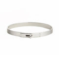 Hermes Kelly 18K White Gold Bracelet