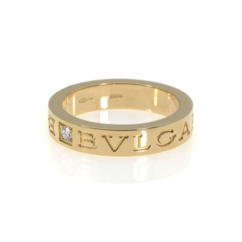 Bvlgari Diamond 18K Yellow Gold Ring