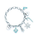 Tiffany Christmas Tag 18K Gold Bracelet