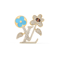 Louis Vuitton Blooming 18K Gold Brooch