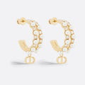 Dior Petit Treasure 18K Gold Earrings
