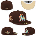 Miami Marlins 2017 All-Star Game Brown Fitted Cap