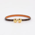 Louis Vuitton Historic Mini Monogram 18K Gold Bracelet