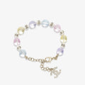 Chanel 26C Color Crystal 18K Gold Bracelet