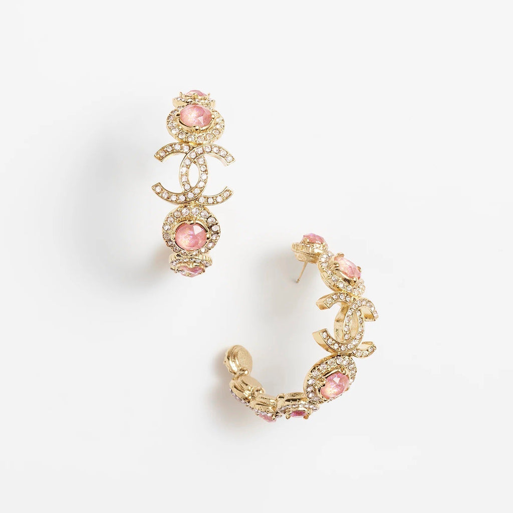 Chanel Flowers 18K Gold Earrings