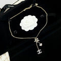 Chanel Heart & Star Crystal 18K Gold Necklace