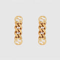 Gucci Double Chain 18K Gold Earrings