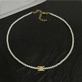 Celine Pearl 18K Gold Necklace