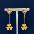Frivole Pendant 18K Gold Earrings