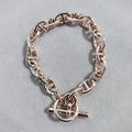 Hermes Cha?ne D'ancre Encha?n ̈¦e 18K Gold Bracelet