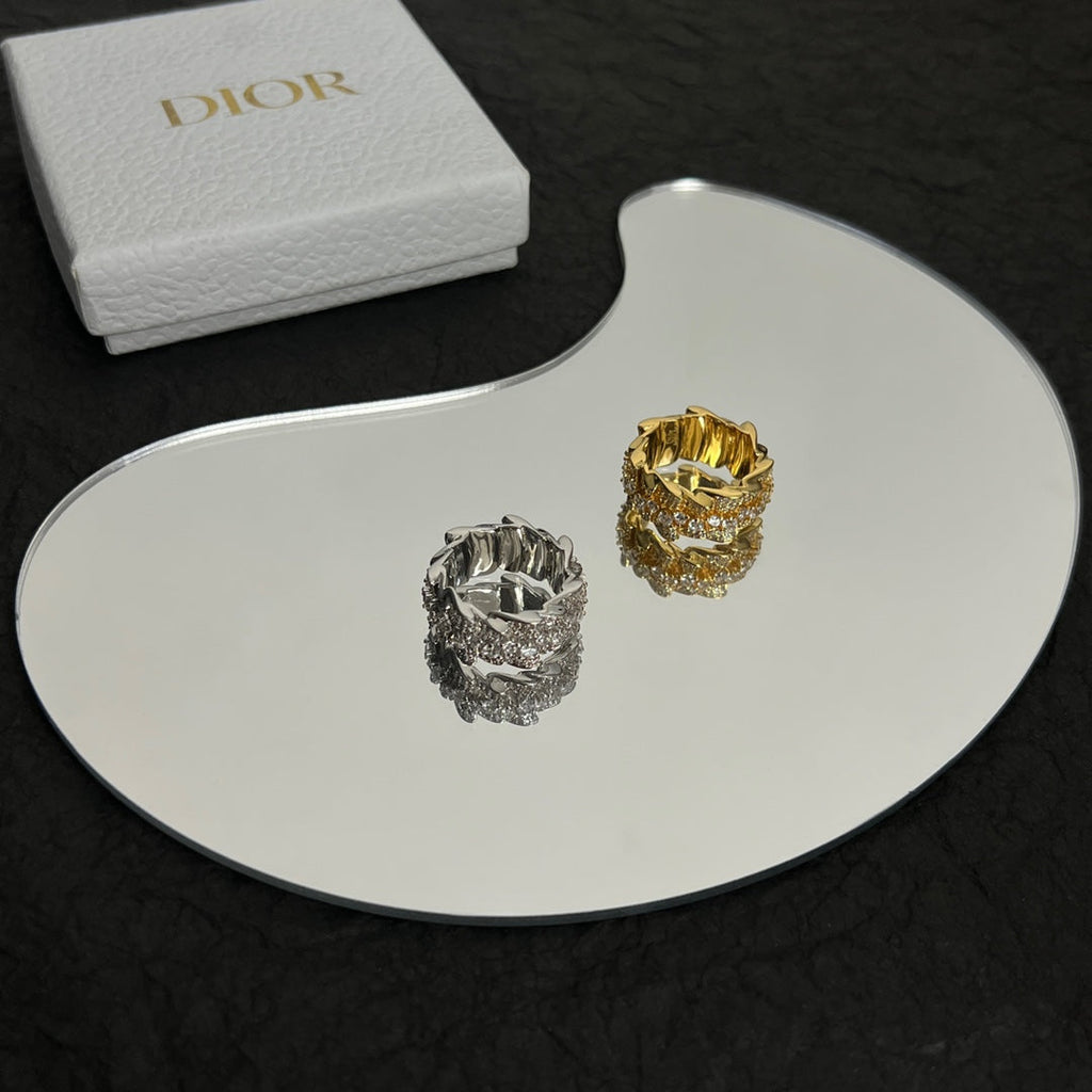 Dior Couture Diamond 18K Gold Ring