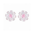 Bvlgari Pink Crystals 18K Gold Earrings
