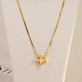 Celine Celine Pearl 18K Gold Necklace