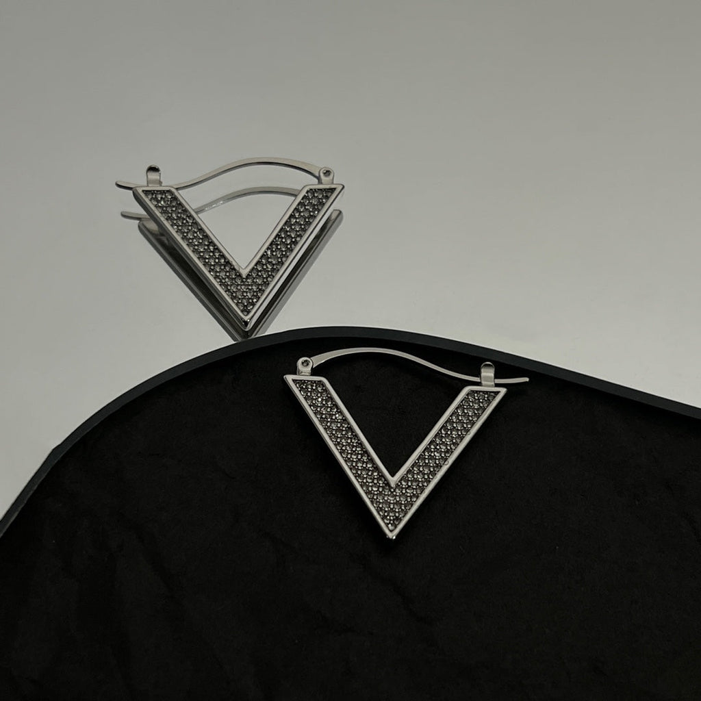 Valentino Diamonds 18K Gold Earrings
