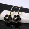 Chanel Flower 18K Gold Earrings