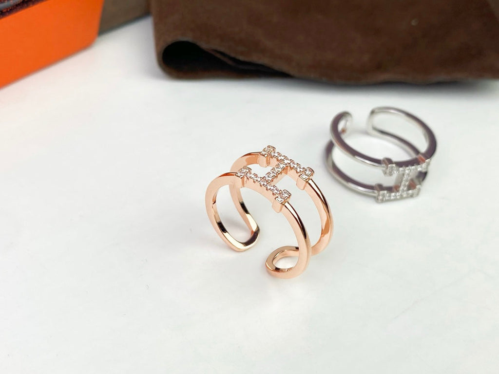 Hermes Ever Chaine D'ancre 18K Gold Ring