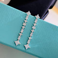Tiffany Diamond 18K Gold Earrings