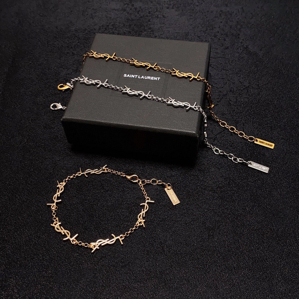 YSL Mini Cassan 18K Gold Bracelet