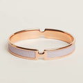 Hermes Olympe Light Pink 18K Gold Bracelet