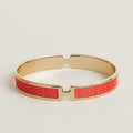 Hermes Olympe Orange 18K Gold Bracelet